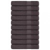 Prosoape 10 buc Antracit 100x200 cm 360 g/m&sup2; 100% bumbac