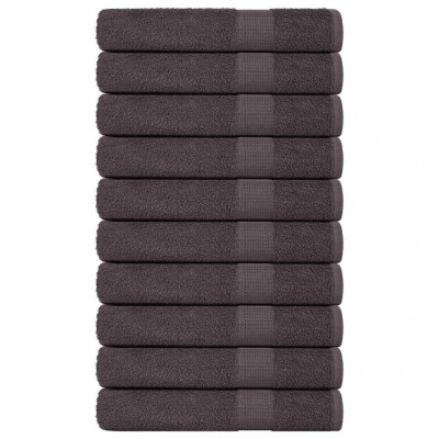 vidaXL Prosoape pentru saună 10 buc Antracit 360 g/m&amp;sup2; 100% bumbac 136695 foto