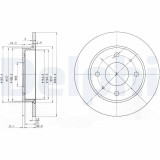 Disc frana Mitsubishi Colt, Colt Czc VI, Colt VI; Smart Forfour Motor 1.1, 1.1, 1.1, 1.1 LPG, 1.3, 1.3, 1.3 Flexfuel, 1.3 LPG, 250x10mm, 38.5 mm, OE