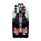 Husa compatibila cu Oppo A54 5G, Viceversa, model Fast track Formula 1 Red Bull Racing, Silicon, TPU, Transparent, Carcasa