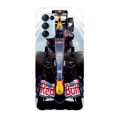 Husa compatibila cu Oppo A54 5G, Viceversa, model Fast track Formula 1 Red Bull Racing, Silicon, TPU foto