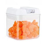 Cutie de Depozitare Alimente, Cyrax, Cutie de Depozitare tip Container pentru Bucatarie, cu Capac, Inchidere Ermetica, Cutie pentru Cereale, 10.5 x 10