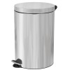 Cos de gunoi cu pedala, capacitate 20 litri, insertie ignifuga, argintiu, PowerX