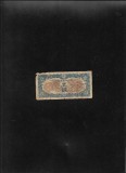 Rar! China ocupatie Japonia 5 sen 1940 seria14 uzata
