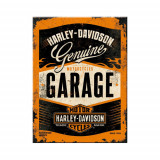 Magnet - Harley Davidson Garage, Nostalgic Art Merchandising