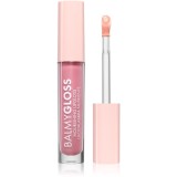 puroBIO Cosmetics BalmyGloss lip gloss nutritiv culoare 04 Baby Pink 4.2 g