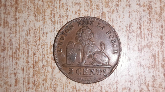 2 cents 1919- Belgia