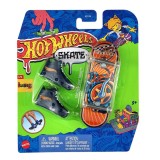 Set mini placa skateboard cu pantofi, Hot Wheels, Tony Hawk, Tricked Out Trike, HVJ87