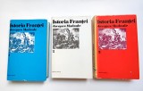 Set din 3 volume, Istoria Frantei 1-2-3, de Jacques Madaule, text in Romana, carte second hand, din 1973