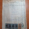 factura din anii &#039;40 - flancata cu 51 timbre fiscale