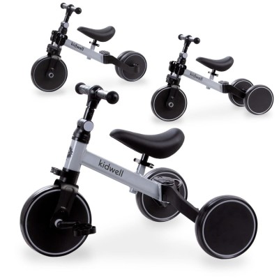 Tricicleta si bicicleta Pico Cool Gray 3 in 1, Kidwell foto
