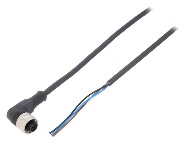 Cablu de Conectare M12 &icirc;n Unghi 2m 250VAC 4A IP67