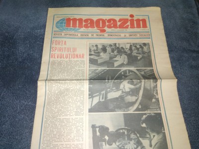 REVISTA MAGAZIN 4 OCTOMBRIE 1986 foto