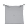 Perna pentru scaun, 38x38 cm, Rezistenta la apa, Gri, Poliester, ATU-0805897, Oem