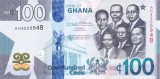 Bancnota Ghana 100 Cedis 2022 - P51 UNC