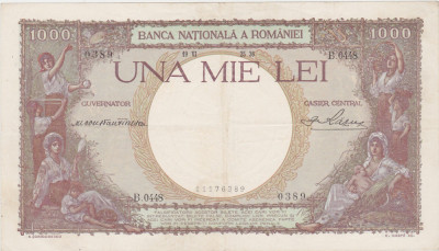 ROMANIA 1000 LEI 1936 VF foto