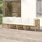 vidaXL Set mobilier de grădină, cu perne alb crem, 4 piese, bambus 3155184