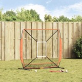 Cumpara ieftin Baseball și Softball Negru 180 x 90 x 153 cm Poliester