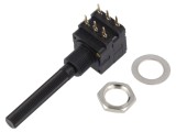Poten&Aring;&pound;iometru Stereofonic 500k&Icirc;&copy; 200mW THT 6mm