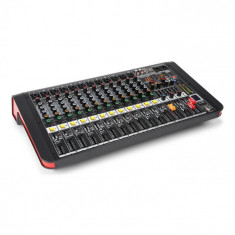 Power Dynamics PDM-M1204A, mixer muzical, 12 intrari de microfon, procesor multi-fx 24 bi?i, player usb foto