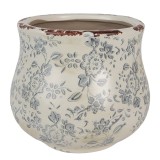 Ghiveci flori ceramica bej &Oslash; 15x13 cm
