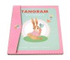 Tangram Magnetic 96 Modele, Puzzle Lemn, Joc Educativ 7 Piese, 7Toys, 3 Ani+