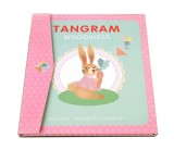Cumpara ieftin Tangram Magnetic din Lemn, 96 Modele, Puzzle Educativ, 7 Piese, Joc Logic, 3 Ani+