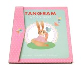 Joc tangram si puzzle cu piese magnetice, 7Toys