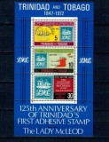 Trinidad Tobago 1972 - Timbru pe timbru, bloc neuzat