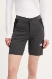 The North Face pantaloni scurți outdoor Felik Slim culoarea gri, modelator, medium waist, NF0A8BT4MN81