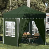 vidaXL Cort de Petrecere Pop-up Verde 195 x 195 x 245 cm 42019739