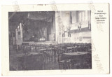 3632 - BUCURESTI Sala de distracție a soldaților germani - old PC CENSOR -1918, Circulata, Printata