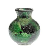 Vaza verde mozaic 20 cm