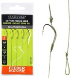 Carlige Legate Nevis Feeder Cu Spin, Nr.8, 0.14mm, 8.5cm, 5buc/pac