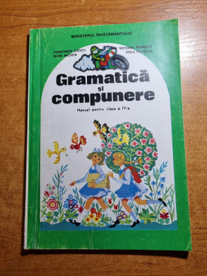 manual de gramatica si compunere - pentru clasa a 4-a - din anul 1996 foto