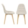 Scaune bucatarie Kopparberg B set 2 buc bej [en.casa] HausGarden Leisure, [en.casa]