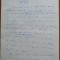 Manuscris olograf Geo Bogza, Barza, 3 pagini, 1980