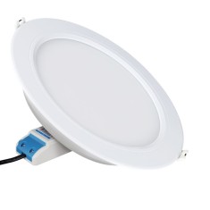 Spot LED incastrat MiBoxer, FUT066, 12W, RGB+CCT, 2.4GHz, 2700-6500K, 1100lm, AC 100-240V, alb