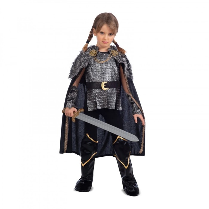 Costum viking KidMania&reg; pentru fete 10-12 ani 150 cm