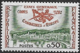 C552 - Franta 1960 - Consiliul Europei,neuzat,perfecta stare, Nestampilat