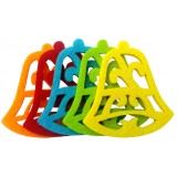 Accesorii pentru activitati senzoriale,clopotel,fetru,5 bucati set