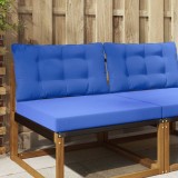 vidaXL Perna pentru canapea de exterior 2 pcs Turcoaz Poliester 900913