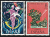 Spania 1974-Centenar U.P.U.,1874-1974,serie 2 valori dantelate,MNH,Mi.2106-2107, Posta, Nestampilat