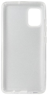 Husa silicon + plastic Forcell Shining argintie pentru Samsung Galaxy A51 (SM-A515F) foto