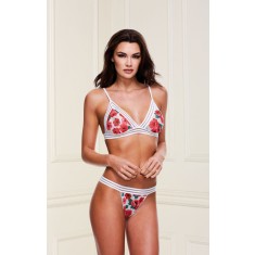 Set 2 Piese Lenjerie Floral&amp;Lace M/L