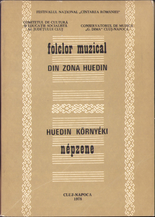 HST C2091 Folclor muzical din zona Huedin. Huedin kornyeki nepzene 1978