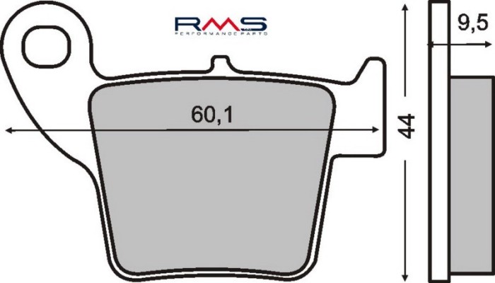 Placute frana Honda CRF 250-450 &#039;02-&#039;05 /CR 125-250 &#039;02-&#039;05 Cod Produs: MX_NEW 225100660RM