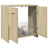 Gossi dulap chiuveta baie, stejar sonoma, 60x33x60 cm, lemn prelucrat