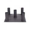 Suport Bare Olimpice HMS STR01 FitLine Training, 5 bare, 38x38cm, Uz casnic