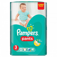 Scutece PAMPERS Active Baby Pants 3 Jumbo Pack 60 buc foto